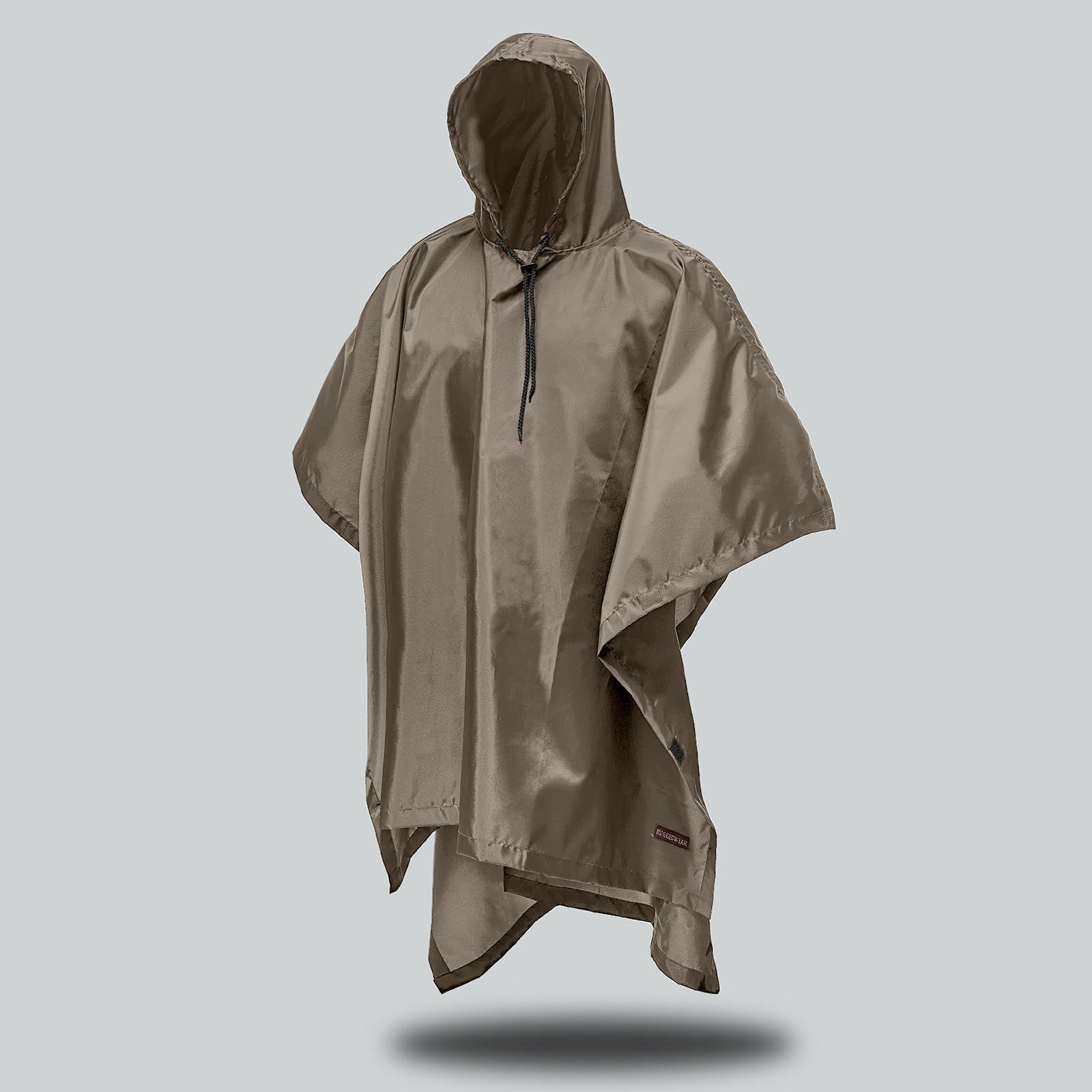 Ruggedwear Waterproof Poncho - Khaki