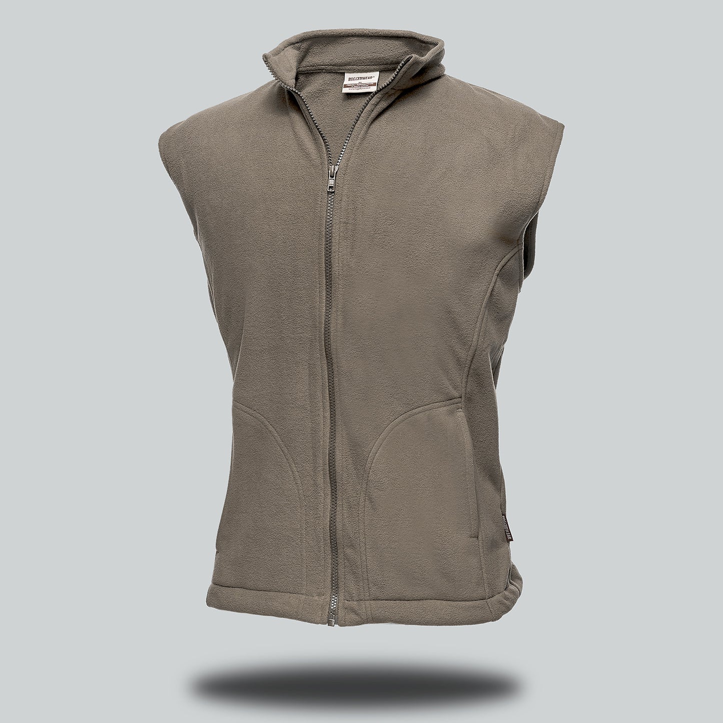 Ruggedwear 249-Kei-Fleece-Mens-Polar-Waistcoat-Stone