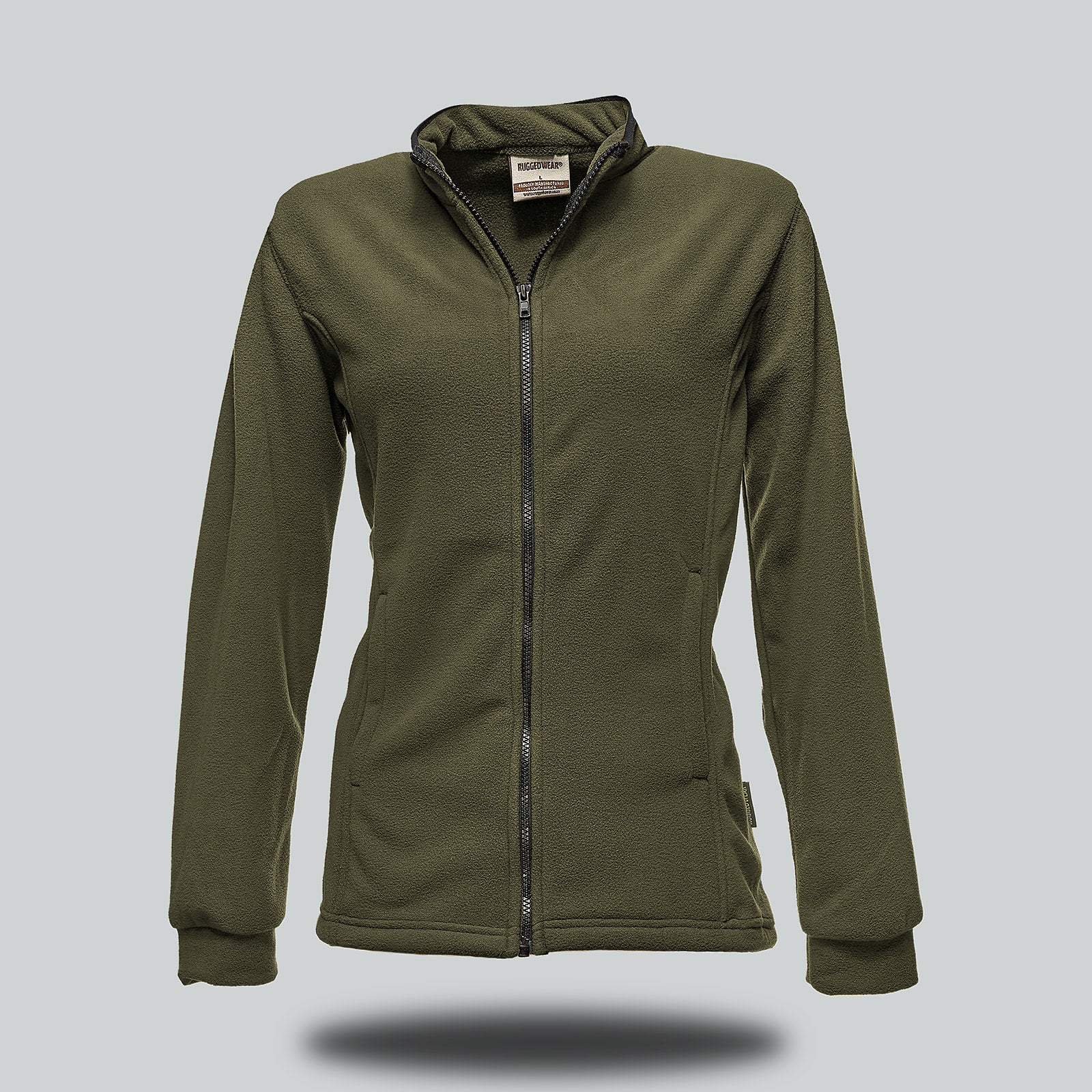 Ruggedwear 419-Kingfisher-Fleece-Lds-Jck-Olive