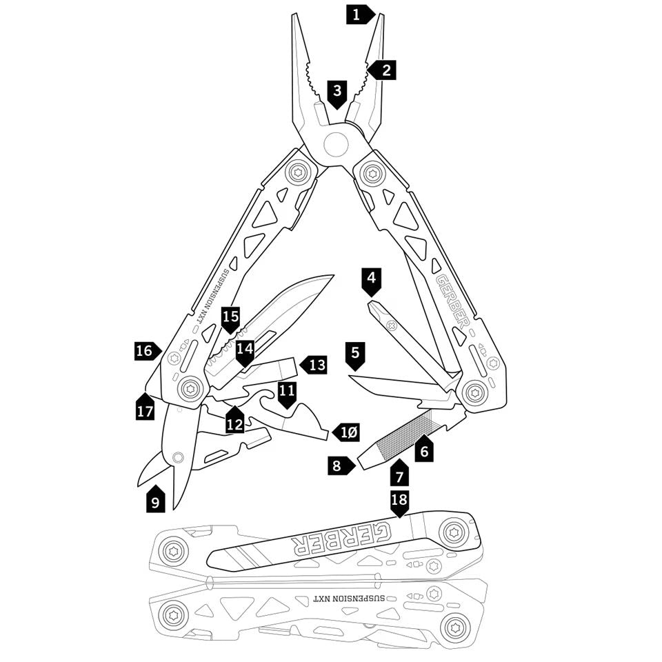 Gerber Suspension NXT 15-in-1 Multi-tool