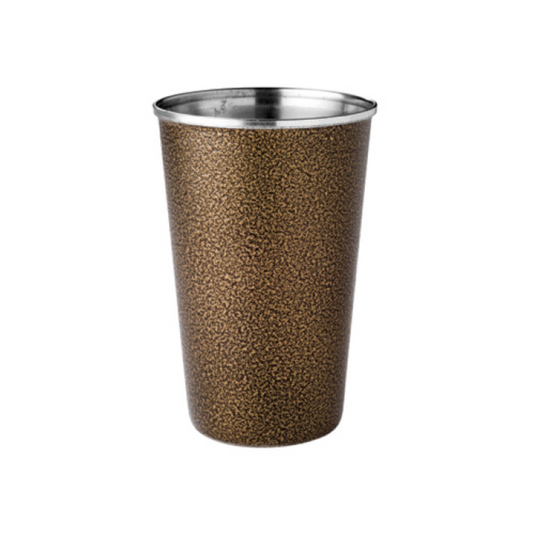 Stainless Steel Tumbler Hammertone 330ml Bronze