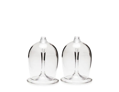 Nesting White Wine Glass Set