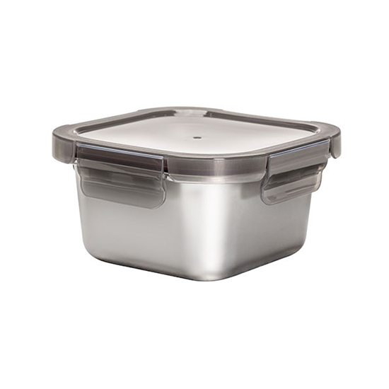 Stainless Steel Square Container 600ml