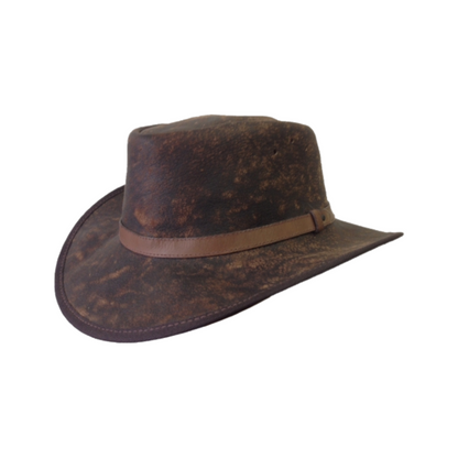 Leather Broad Brim Hats