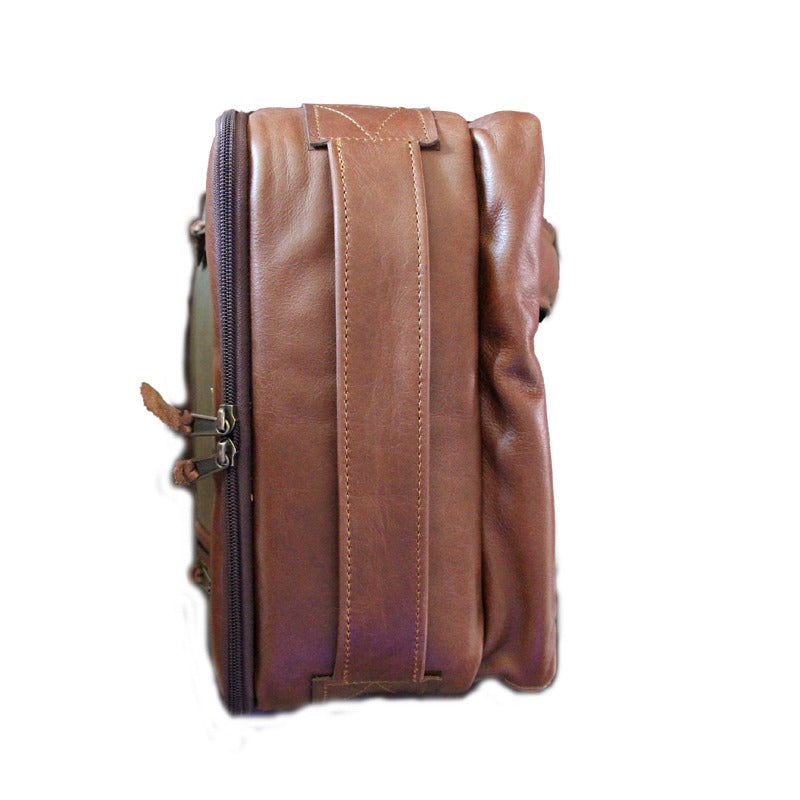 Camera Backpack - Canvas & Leather