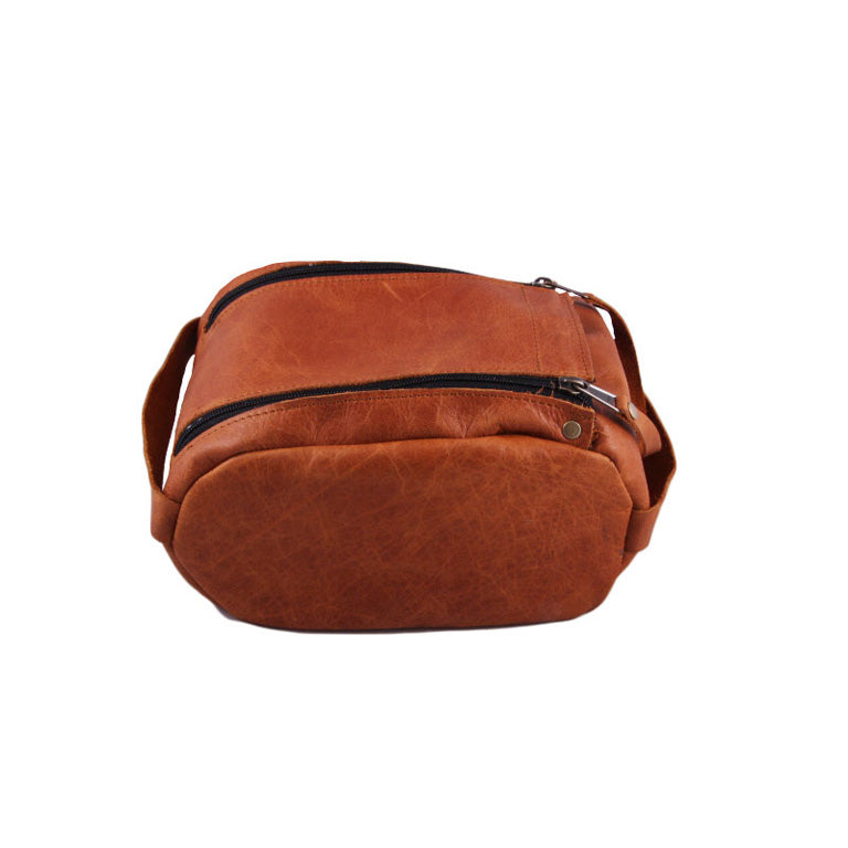 Leather Toiletry Bag - Large