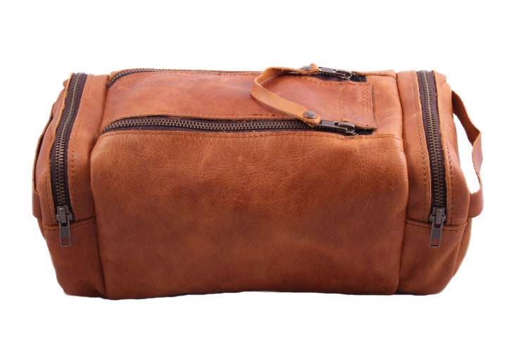 Leather Toiletry Bag - XL