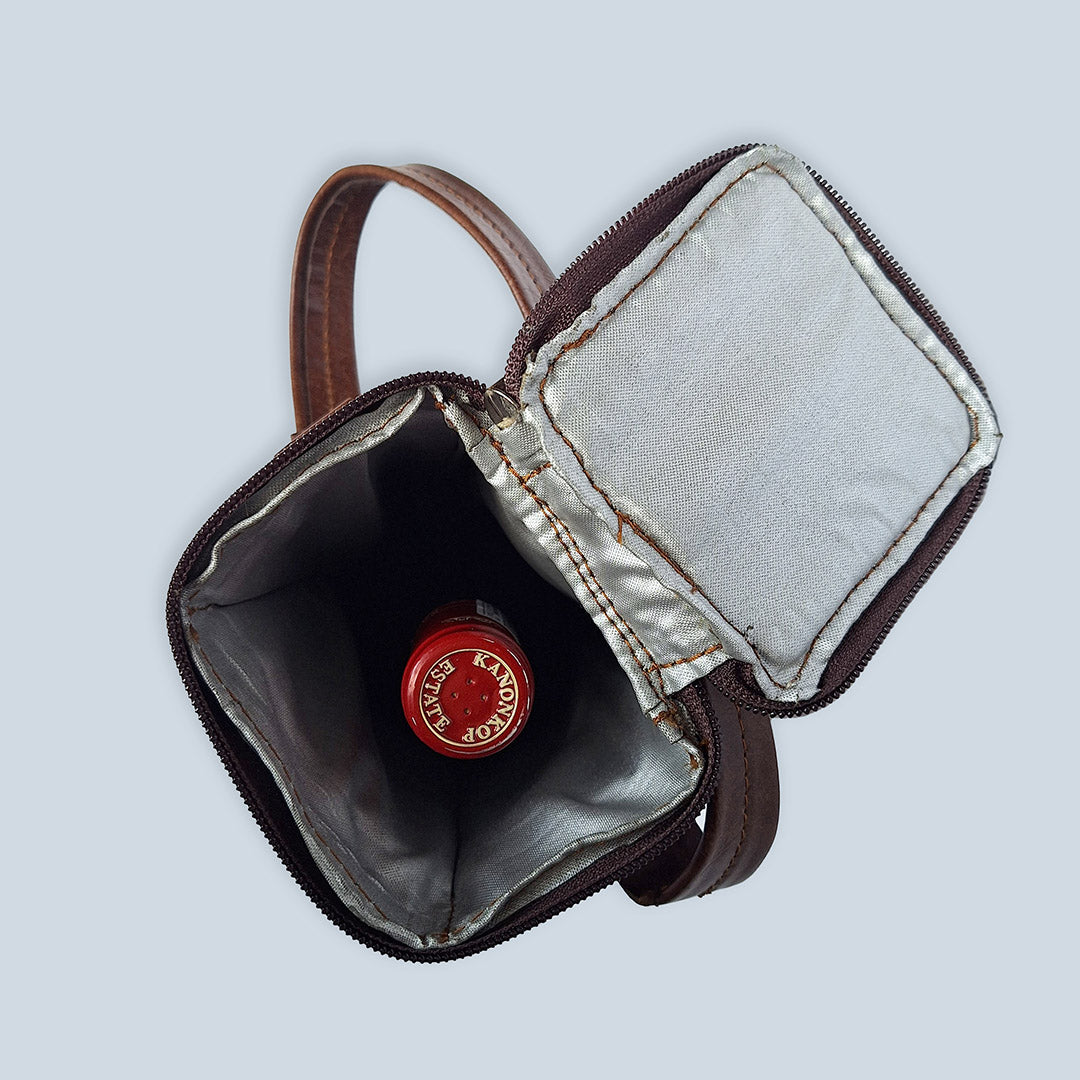 Canvas Wine Bag - 1 Bottle