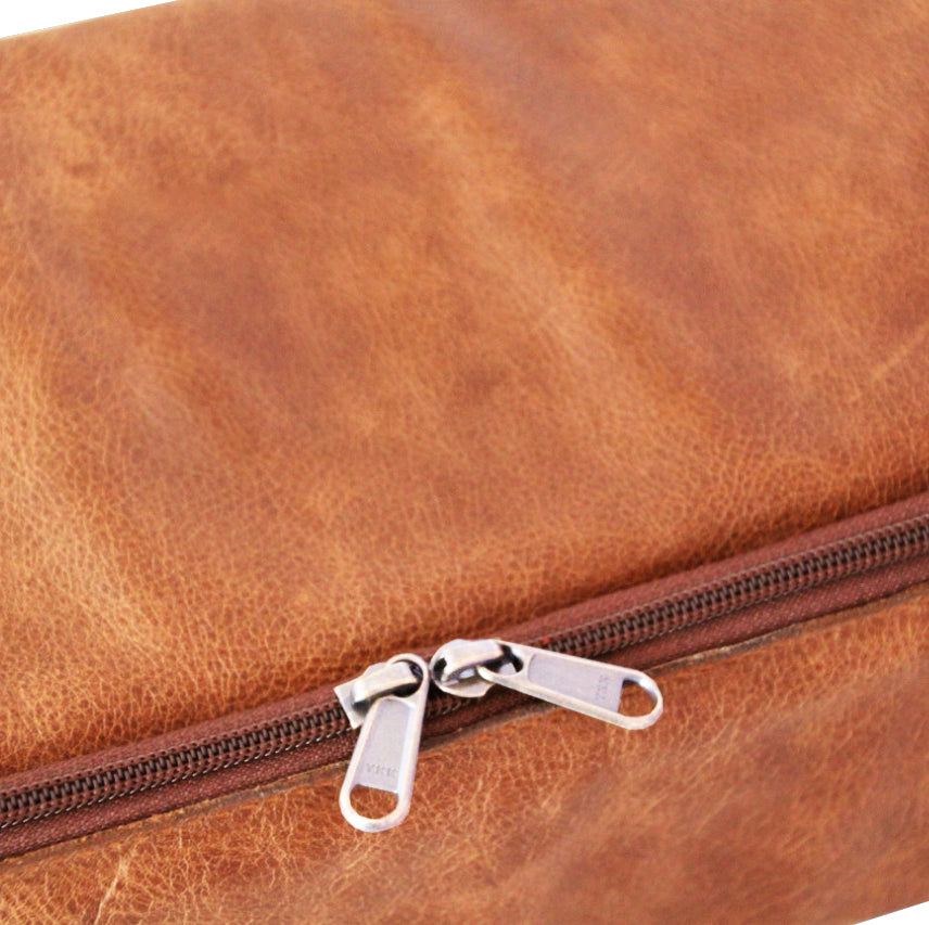 Leather Flask Carry Bag - 1.9L